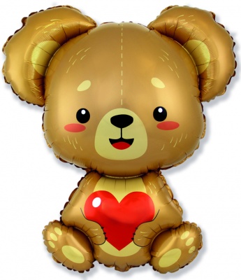 Love Bear 33'' Super Shape Foil Balloon
